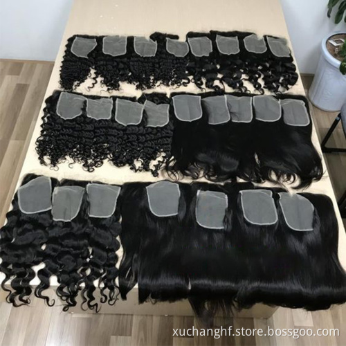 Lace fronts hd closure wholesale human virgin hair vendors,double drawn hair bundles with lace frontals closure,hd lace closure